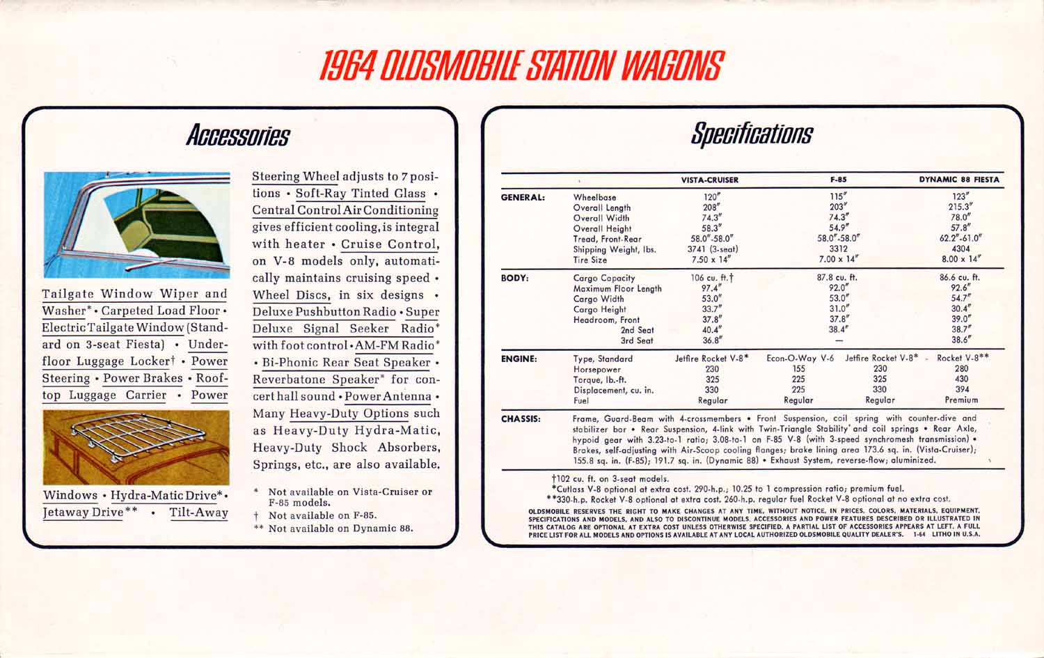 1964 Oldsmobile Wagons Folder Page 5